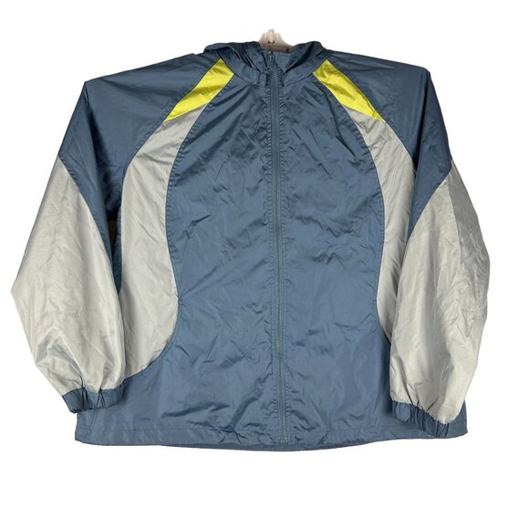 Bold Spirit Women's Outerwear Jacket 22W-24W Blue & Yellow Full Zip Polyester - Picture 1 of 7
